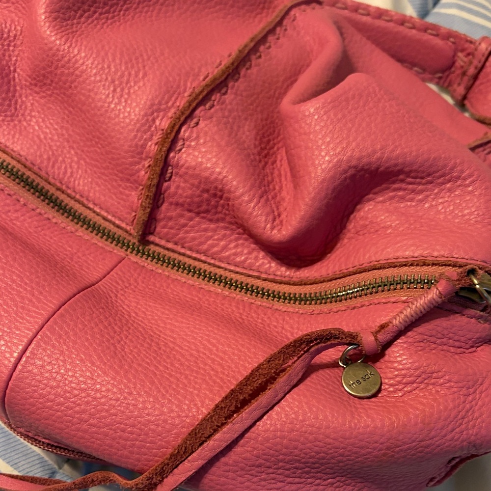 The Sak Pink Leather Shoulder Bag